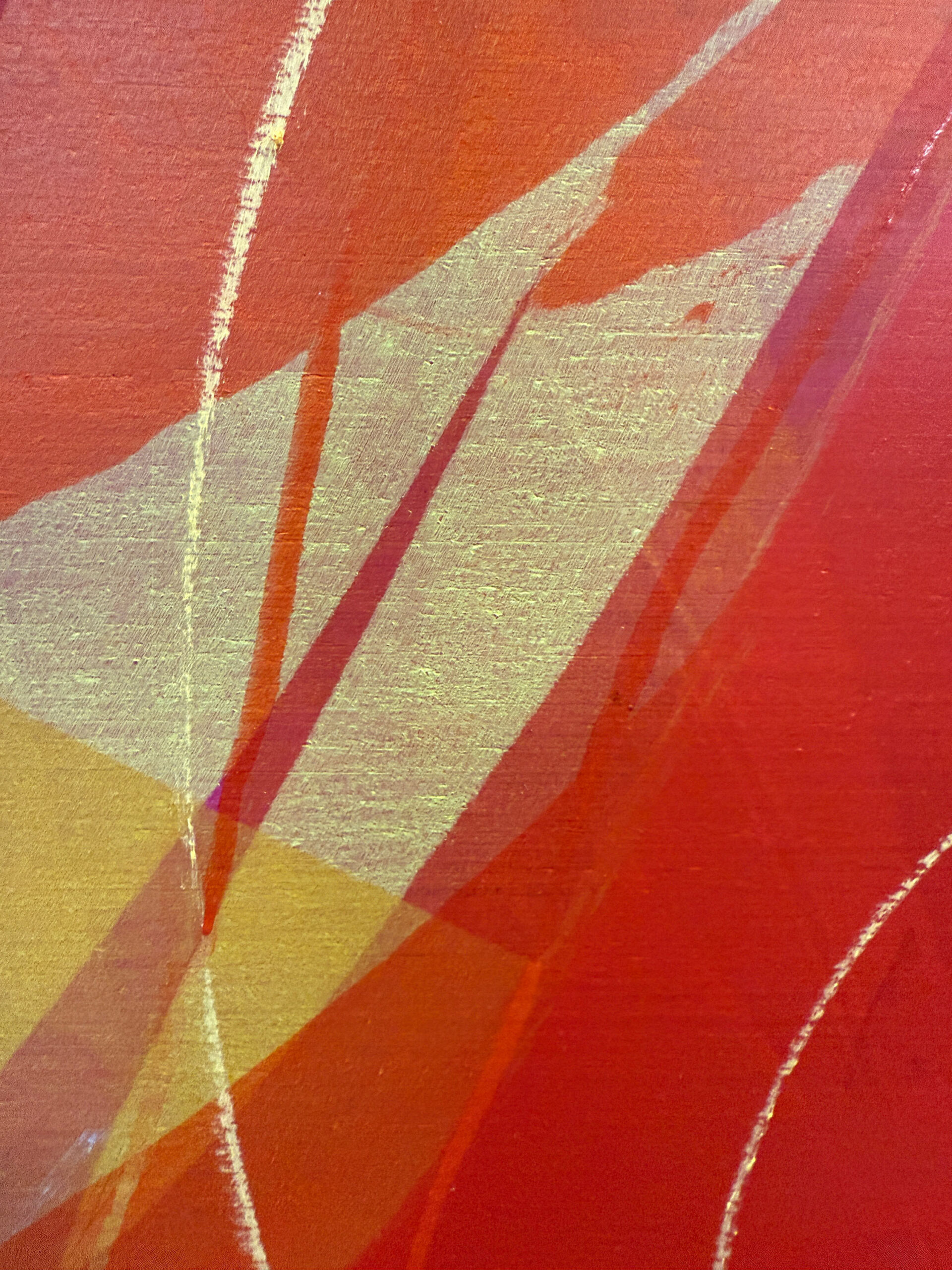 Work in progress - acrylic painting on wood panel by Laurie Smithwick