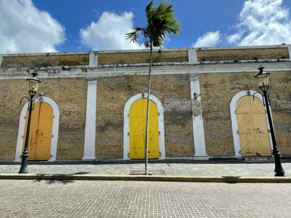Photograph from St. Thomas, inspiration for a monotype print from the collection, Split Complementary, by Laurie Smithwick