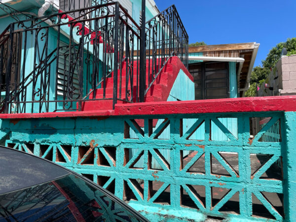 Photograph from St. Thomas, inspiration for a monotype print from the collection, Split Complementary, by Laurie Smithwick